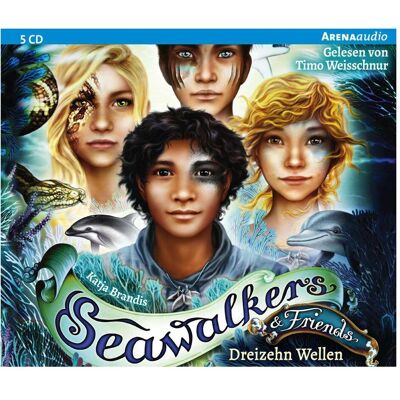 Arena Seawalkers & Friends. Dreizehn Wellen, Livre pour enfants de Timo Weisschnur, Katja Brandis - Publicité Arena Seawalkers & Friends. Dreizehn Wellen, Livre pour enfants de Timo Weisschnur, Katja Brandis - Publicité