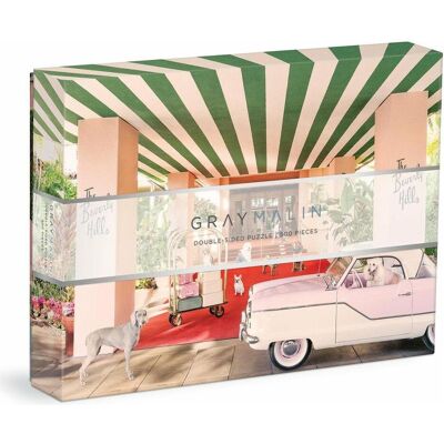 Abrams & Chronicle Gray Malin The Dogs at the Beverly Hills Hotel 500 Piece Double-Sided Puzzle (500 pièces) - Publicité Abrams & Chronicle Gray Malin The Dogs at the Beverly Hills Hotel 500 Piece Double-Sided Puzzle (500 pièces) - Publicité