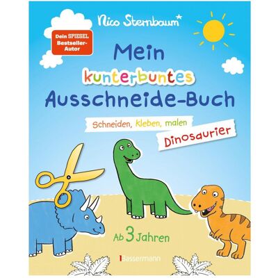 Bassermann Mein kunterbuntes Ausschneidebuch - Dinosaurier. Schneiden, kleben, malen für Kinder ab 3 Jahren., Livre pour enfants de Nico Sternbaum - Publicité Bassermann Mein kunterbuntes Ausschneidebuch - Dinosaurier. Schneiden, kleben, malen für Kinder ab 3 Jahren., Livre pour enfants de Nico Sternbaum - Publicité