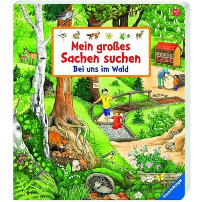Ravensburger Mein grosses Sachen suchen: Wald, Livre pour enfants de Susanne Gernhäuser - Publicité Ravensburger Mein grosses Sachen suchen: Wald, Livre pour enfants de Susanne Gernhäuser - Publicité