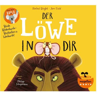 Magellan Le lion en toi et "Ose, Koalabär" (CD audio), Livres audio de Philipp Schepmann, Jim Field, Rachel Bright - Publicité Magellan Le lion en toi et "Ose, Koalabär" (CD audio), Livres audio de Philipp Schepmann, Jim Field, Rachel Bright - Publicité