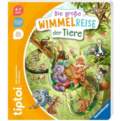 tiptoi Die grosse Wimmelreise der Tiere, Livre pour enfants de Patrick Fix, Anja Kiel - Publicité tiptoi Die grosse Wimmelreise der Tiere, Livre pour enfants de Patrick Fix, Anja Kiel - Publicité