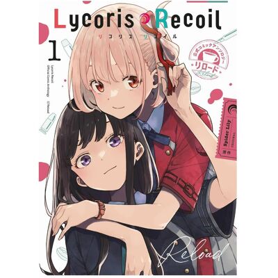 Panini Lycoris Recoil: Reload 01, Fiction de Akitaka, Sai Naekawa, Spider Lily, Imigimuru, Pingouin de Yokoshima, Tachi, Momose Hanada, SpiderLily, Tadadi Tamori, Abonnement Satoru, Fuka Sunohara, Sotaro Takemoto, Horoda, Umi Yamamura, Mokeo, ikuraua, Pek - Publicité Panini Lycoris Recoil: Reload 01, Fiction de Akitaka, Sai Naekawa, Spider Lily, Imigimuru, Pingouin de Yokoshima, Tachi, Momose Hanada, SpiderLily, Tadadi Tamori, Abonnement Satoru, Fuka Sunohara, Sotaro Takemoto, Horoda, Umi Yamamura, Mokeo, ikuraua, Pek - Publicité