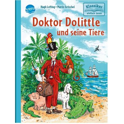 Arena Lofting:Doktor Dolittle und seine Tiere, Livre pour enfants de Marén Gröschel, Christian Loeffelbein, Hugh Lofting - Publicité Arena Lofting:Doktor Dolittle und seine Tiere, Livre pour enfants de Marén Gröschel, Christian Loeffelbein, Hugh Lofting - Publicité