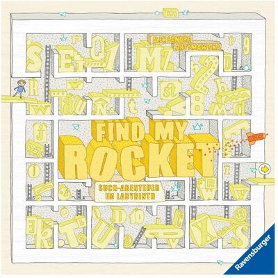 Ravensburger Find My Rocket: Such-Abenteuer im Labyrinth, Livre pour enfants de Aleksandra Artymowska - Publicité Ravensburger Find My Rocket: Such-Abenteuer im Labyrinth, Livre pour enfants de Aleksandra Artymowska - Publicité