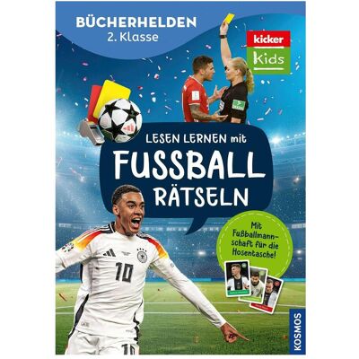 Kosmos kicker Kids, Lesen lernen mit Fussballrätseln, Livre pour enfants de Jonas Dirker - Publicité Kosmos kicker Kids, Lesen lernen mit Fussballrätseln, Livre pour enfants de Jonas Dirker - Publicité