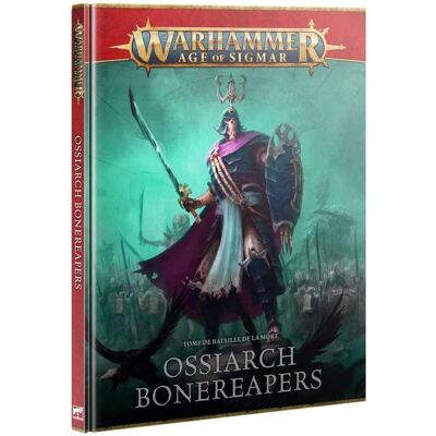 Games Workshop "Warhammer AoS - Battletome V.4 Ossiarch Bonereapers (Fr)" - Publicité Games Workshop "Warhammer AoS - Battletome V.4 Ossiarch Bonereapers (Fr)" - Publicité