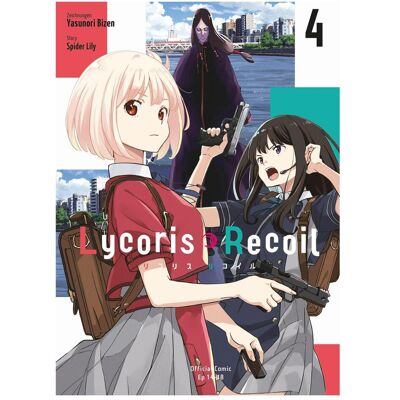 Panini Lycoris Recoil 04, Fiction de Spider Lily, Yasunori Bizen, Jens Ossa - Publicité Panini Lycoris Recoil 04, Fiction de Spider Lily, Yasunori Bizen, Jens Ossa - Publicité