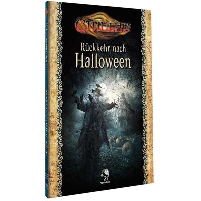 Pegasus 40100G - Cthulhu : Return to Halloween (couverture souple), 88 pages (DE edition), 18+. (Allemand, 3 - 6 Joueur) - Publicité Pegasus 40100G - Cthulhu : Return to Halloween (couverture souple), 88 pages (DE edition), 18+. (Allemand, 3 - 6 Joueur) - Publicité