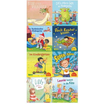 Carlsen Pixi-Box 286: Pixis bunter Kindergarten (8x8 Exemplare), Livre pour enfants de Divers - Publicité Carlsen Pixi-Box 286: Pixis bunter Kindergarten (8x8 Exemplare), Livre pour enfants de Divers - Publicité