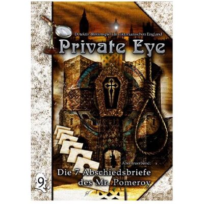 Redaktion Phantastik RPG496943 - Private Eye : Les 7 lettres d'adieu de M. Pomeroy, Tome 9 des Aventures (extension DE) (Allemand, 3 - 12 Joueur) - Publicité Redaktion Phantastik RPG496943 - Private Eye : Les 7 lettres d'adieu de M. Pomeroy, Tome 9 des Aventures (extension DE) (Allemand, 3 - 12 Joueur) - Publicité