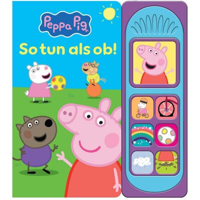 Phoenix Livres pour bébé, Peppa Pig, So tun als ob (7-Button-Soundbuch) (Allemand) - Publicité Phoenix Livres pour bébé, Peppa Pig, So tun als ob (7-Button-Soundbuch) (Allemand) - Publicité