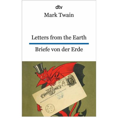 DTV Letters from the Earth Briefe von der Erde, Fiction de Sylvia Spatz, Mark Twain - Publicité DTV Letters from the Earth Briefe von der Erde, Fiction de Sylvia Spatz, Mark Twain - Publicité