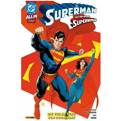 Panini Superman, Fiction de Joshua Williamson., Dan Mora, Laura Braga, Edwin Galmon, Christian Heiss, Nikola Cizmsija - Publicité Panini Superman, Fiction de Joshua Williamson., Dan Mora, Laura Braga, Edwin Galmon, Christian Heiss, Nikola Cizmsija - Publicité