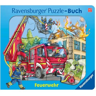 Ravensburger Puzzle-Buch - Feuerwehr (12 pièces) - Publicité Ravensburger Puzzle-Buch - Feuerwehr (12 pièces) - Publicité