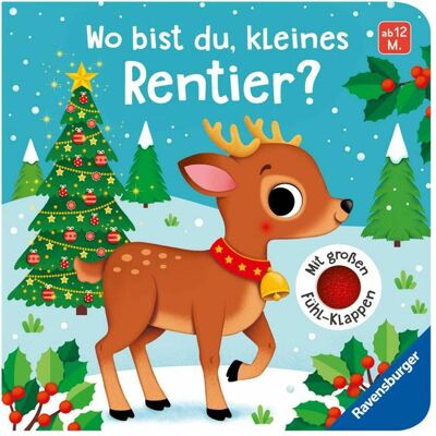 Ravensburger, Livres pour bébé, Où es-tu, petit renne? (Allemand) - Publicité Ravensburger, Livres pour bébé, Où es-tu, petit renne? (Allemand) - Publicité