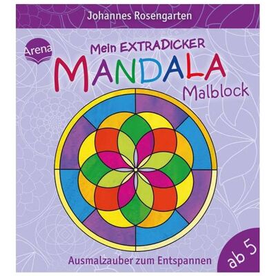Arena Mon bloc de coloriage mandala extra-épais. La magie du coloriage pour se détendre - Publicité Arena Mon bloc de coloriage mandala extra-épais. La magie du coloriage pour se détendre - Publicité