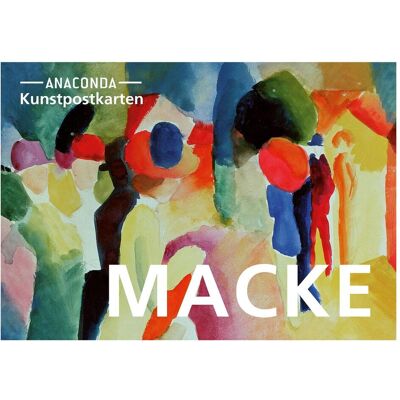 Anaconda, Carte de vœux + papier à lettres, Postkarten-Set August Macke (20 pcs) - Publicité Anaconda, Carte de vœux + papier à lettres, Postkarten-Set August Macke (20 pcs) - Publicité