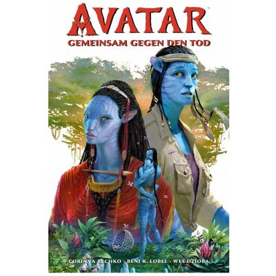 Panini Avatar: Gemeinsam gegen den Tod, Fiction de Corinna Bechko, Wes Dzioba, Beni R. Lobel - Publicité Panini Avatar: Gemeinsam gegen den Tod, Fiction de Corinna Bechko, Wes Dzioba, Beni R. Lobel - Publicité