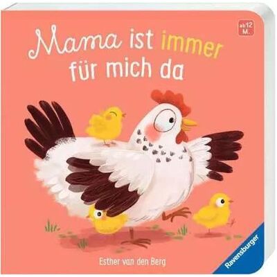 Ravensburger, Livres pour bébé, Maman est toujours là pour moi : un livre d'images en carton plein d'amour sur le lien fort entre (Allemand) - Publicité Ravensburger, Livres pour bébé, Maman est toujours là pour moi : un livre d'images en carton plein d'amour sur le lien fort entre (Allemand) - Publicité