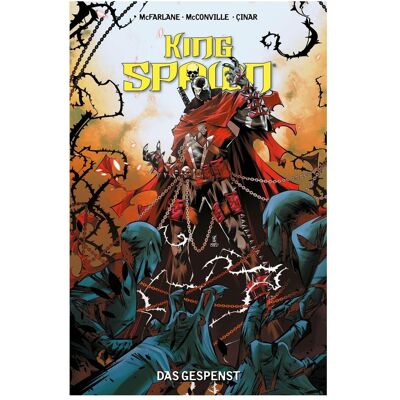 Panini King Spawn, Fiction de Todd McFarlane, Yildiray Cinar, Rory McConville, Claudia Fliege, Dudu Pansica - Publicité Panini King Spawn, Fiction de Todd McFarlane, Yildiray Cinar, Rory McConville, Claudia Fliege, Dudu Pansica - Publicité