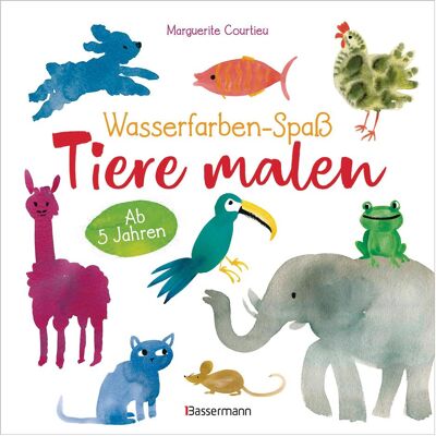 Bassermann Le plaisir de l'aquarelle : peindre des animaux. En quelques coups de pinceau. Pour l'aquarelle et - Publicité Bassermann Le plaisir de l'aquarelle : peindre des animaux. En quelques coups de pinceau. Pour l'aquarelle et - Publicité