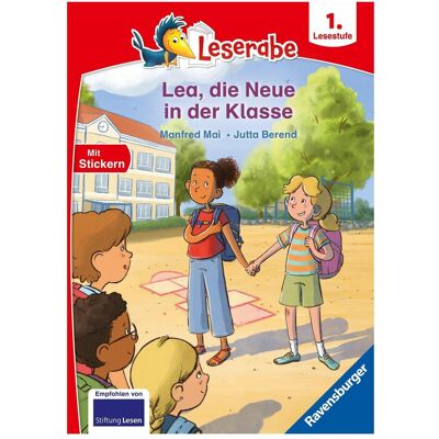 Ravensburger Leserabe 1. Lesestufe - Lea, die Neue in der Klasse, Manuels scolaires de Jutta Berend, Manfred May - Publicité Ravensburger Leserabe 1. Lesestufe - Lea, die Neue in der Klasse, Manuels scolaires de Jutta Berend, Manfred May - Publicité