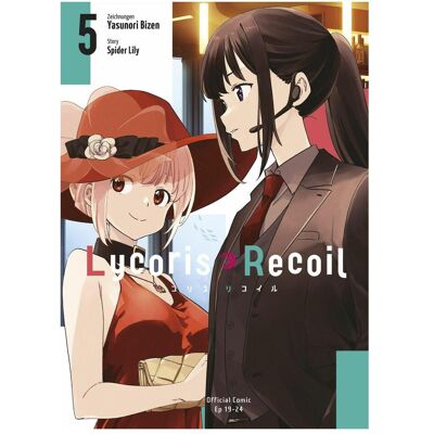 Panini Lycoris Recoil 05, Fiction de Spider Lily, Jens Ossa, SpiderLily, YasunoriBizen, Yasunori Bizen - Publicité Panini Lycoris Recoil 05, Fiction de Spider Lily, Jens Ossa, SpiderLily, YasunoriBizen, Yasunori Bizen - Publicité
