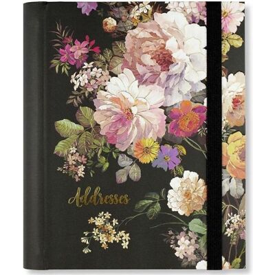 Peter Pauper, Cahier + bloc-notes, Midnight Floral Large Address Book (Couverture rigide) - Publicité Peter Pauper, Cahier + bloc-notes, Midnight Floral Large Address Book (Couverture rigide) - Publicité