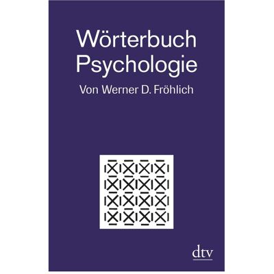 DTV Wörterbuch Psychologie, Livres spécialisés de Werner D. Fröhlich - Publicité DTV Wörterbuch Psychologie, Livres spécialisés de Werner D. Fröhlich - Publicité