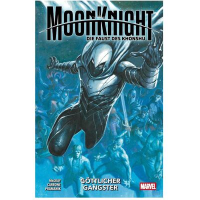 Panini Moon Knight: Die Faust des Khonshu, Fiction de Jed MacKay, Devmalya Pramanik, Robert Syska, Domenico Carbone - Publicité Panini Moon Knight: Die Faust des Khonshu, Fiction de Jed MacKay, Devmalya Pramanik, Robert Syska, Domenico Carbone - Publicité