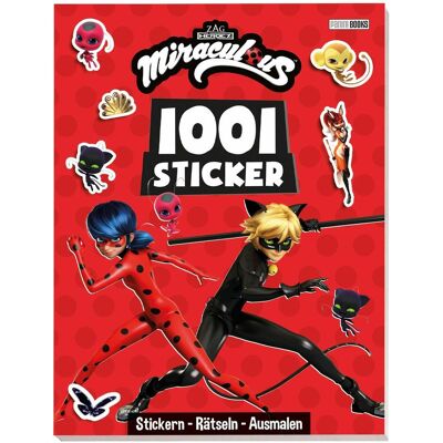 Panini, Autocollants, Miraculous : 1001 autocollants : Stickers - Enigmes - Coloriage (1001 Autocollants) - Publicité Panini, Autocollants, Miraculous : 1001 autocollants : Stickers - Enigmes - Coloriage (1001 Autocollants) - Publicité