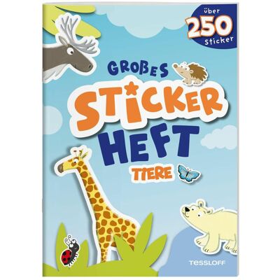 Tessloff, Autocollants, Grosses Stickerheft. Tiere (250 Autocollants) - Publicité Tessloff, Autocollants, Grosses Stickerheft. Tiere (250 Autocollants) - Publicité