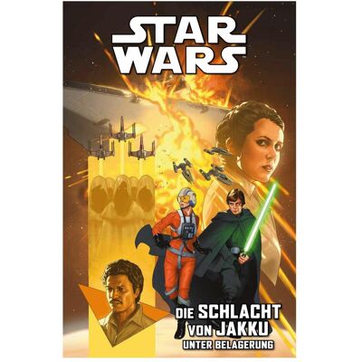 Panini Star Wars Comics: Die Schlacht von Jakku 2 - Unter Belagerung, Fiction de Jethro Morales, Alex Segura, Stefano Raffaele, Matthias Wieland, Phil Noto, Leonardua Kirk - Publicité Panini Star Wars Comics: Die Schlacht von Jakku 2 - Unter Belagerung, Fiction de Jethro Morales, Alex Segura, Stefano Raffaele, Matthias Wieland, Phil Noto, Leonardua Kirk - Publicité
