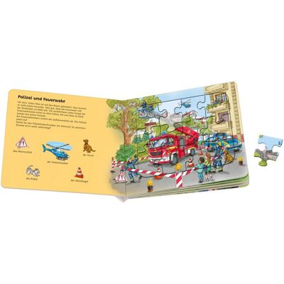 Ravensburger Puzzle-Buch: Fahrzeuge (12 pièces) - Publicité Ravensburger Puzzle-Buch: Fahrzeuge (12 pièces) - Publicité