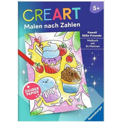 Ravensburger CreArt Peinture par numéros à partir de 5 ans, Papier magique : Kawaii Doux Amis - Publicité Ravensburger CreArt Peinture par numéros à partir de 5 ans, Papier magique : Kawaii Doux Amis - Publicité