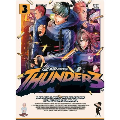 Panini Thunder 3 Band 03, Fiction de Yuki Ikeda, Martin Gericke - Publicité Panini Thunder 3 Band 03, Fiction de Yuki Ikeda, Martin Gericke - Publicité