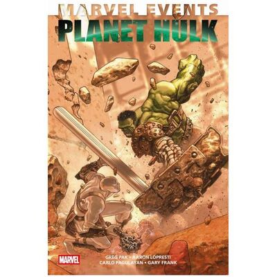 Panini Marvel Events: Planet Hulk, Fiction de Reinhard Schweizer, Gary Frank., Marshall Rogers, Aaron Lopresti, Takeshi Miyazawa, Michael Avon Oeming, Alex Nino, Greg Pak, Carlo Pagulayan - Publicité Panini Marvel Events: Planet Hulk, Fiction de Reinhard Schweizer, Gary Frank., Marshall Rogers, Aaron Lopresti, Takeshi Miyazawa, Michael Avon Oeming, Alex Nino, Greg Pak, Carlo Pagulayan - Publicité
