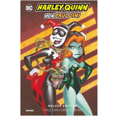 Panini Harley Quinn von Paul Dini (Deluxe Edition), Fiction de Bruce Timm, Dan Decarlo, Rick Burchett, Ronnie Del Carmen, Paul Dini, Stéphane Roux, Steve Kups, Ralph Kruhm - Publicité Panini Harley Quinn von Paul Dini (Deluxe Edition), Fiction de Bruce Timm, Dan Decarlo, Rick Burchett, Ronnie Del Carmen, Paul Dini, Stéphane Roux, Steve Kups, Ralph Kruhm - Publicité