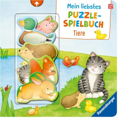 Ravensburger, Livres pour bébé, Mein liebstes Puzzle-Spielbuch: Tiere (Allemand) - Publicité Ravensburger, Livres pour bébé, Mein liebstes Puzzle-Spielbuch: Tiere (Allemand) - Publicité