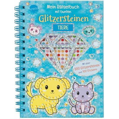 Arena Mon livre de puzzles avec des pierres brillantes colorées. Animaux - Publicité Arena Mon livre de puzzles avec des pierres brillantes colorées. Animaux - Publicité