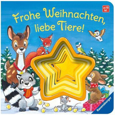 Ravensburger Frohe Weihnachten, liebe Tiere!, Livre pour enfants de Bernd Penners, Antje Flad - Publicité Ravensburger Frohe Weihnachten, liebe Tiere!, Livre pour enfants de Bernd Penners, Antje Flad - Publicité