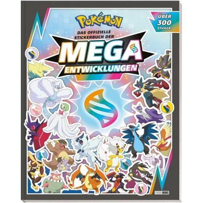 Panini, Autocollants, Pokémon: Das offizielle Stickerbuch der Mega-Entwicklungen (300 Autocollants) - Publicité Panini, Autocollants, Pokémon: Das offizielle Stickerbuch der Mega-Entwicklungen (300 Autocollants) - Publicité