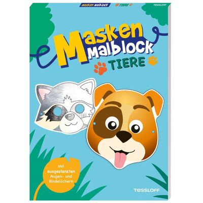 Tessloff Masken-Malblock.Tiere - Publicité Tessloff Masken-Malblock.Tiere - Publicité