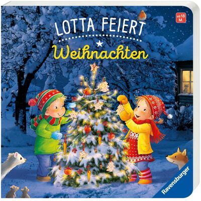 Ravensburger, Livres pour bébé, Lotta fête Noël (Allemand) - Publicité Ravensburger, Livres pour bébé, Lotta fête Noël (Allemand) - Publicité