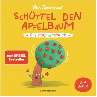 Bassermann Secouer le pommier - Un livre pratique, Livre pour enfants de Nico Sternbaum - Publicité Bassermann Secouer le pommier - Un livre pratique, Livre pour enfants de Nico Sternbaum - Publicité