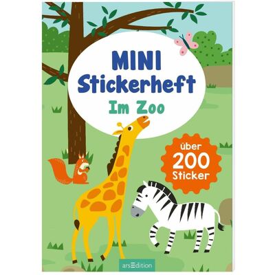 Ars Edition, Autocollants, MINI-Stickerheft – Im Zoo (200 Autocollants) - Publicité Ars Edition, Autocollants, MINI-Stickerheft – Im Zoo (200 Autocollants) - Publicité