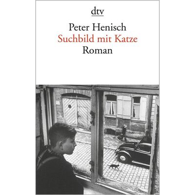 DTV Suchbild mit Katze, Fiction de Peter Henisch - Publicité DTV Suchbild mit Katze, Fiction de Peter Henisch - Publicité