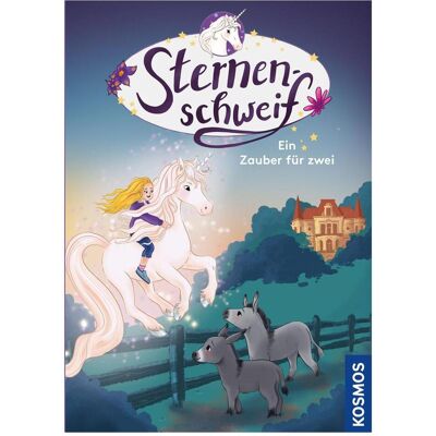 Kosmos Sternenschweif, 81, Ein Zauber für zwei, Livre pour enfants de Linda Chapman, Simone Rose - Publicité Kosmos Sternenschweif, 81, Ein Zauber für zwei, Livre pour enfants de Linda Chapman, Simone Rose - Publicité