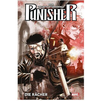 Panini Punisher Collection von Greg Rucka, Fiction de Mico Suayan, Marco Checchetto, Max Fiumara, Mirko Colak, Greg Rucka, Carmine Di Giandomenico - Publicité Panini Punisher Collection von Greg Rucka, Fiction de Mico Suayan, Marco Checchetto, Max Fiumara, Mirko Colak, Greg Rucka, Carmine Di Giandomenico - Publicité
